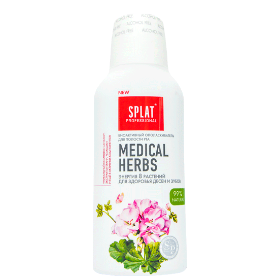 Mouthwash  SPLAT   medical herbs.